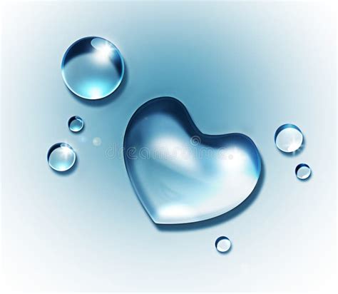 Water Heart Stock Photography Image 21608682