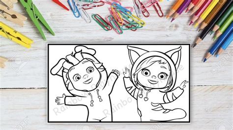 Set Of 5 Dave And Ava Printable Coloring Pages Great For Etsy Dave
