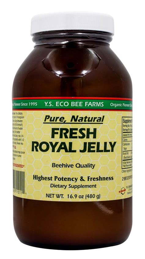 One of the most transformative substances found in nature, royal jelly is a honey bee secretion. YS Organic Bee Farms - Fresh Royal Jelly 480000 mg. - 16.9 ...