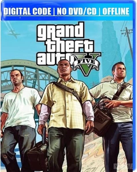 Gta 5 Grand Theft Auto V Digital Download Code Offline Pc Game