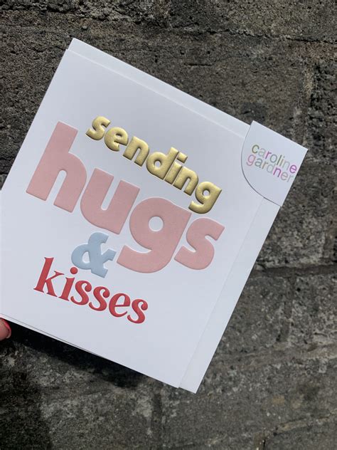 Sending Hugs & Kisses Card - Irene's Florist