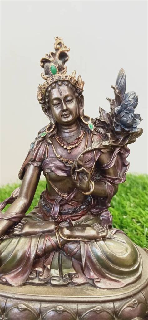White Tara Statue Tara Statue 6 Inches Tibetan Goddess Etsy
