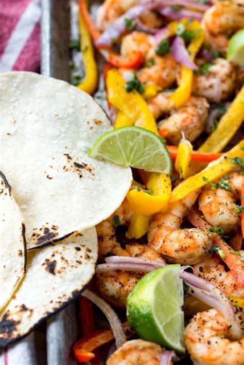 7 Dinners That Take 20 Minutes Or Less To Make Shrimp Fajitas Meals Fajitas