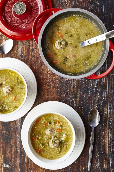 Authentic Italian Wedding Soup – it’s like having your very own Italian