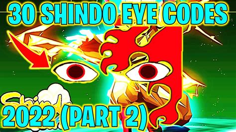 ⭐30 Shindo Life Custom Eye Codes 2022 Part 2⭐ Youtube