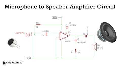 Circuit Diagram Condenser Microphone Circuit Diagram