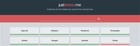 Deleting my account should, you know, actually delete things. a directory of direct links to delete your account from ...