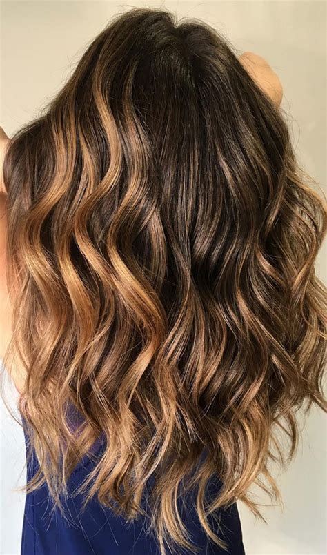 54 beautiful ways to rock brown hair this season honey highlights