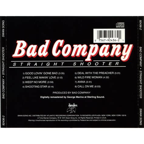 Straight Shooter Bad Company Paul Rodgers Mp3 Buy Full Tracklist