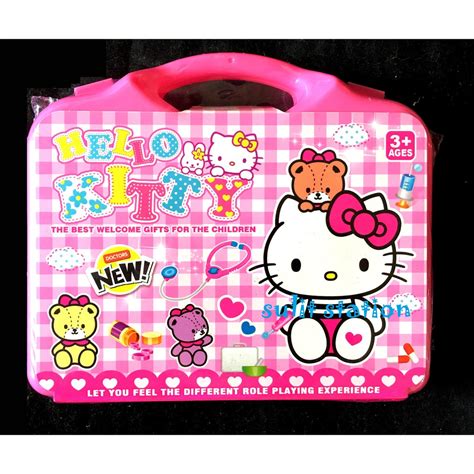 Hello Kitty Doctor Medicine Kit Set Play Bag Toys Shopee Philippines
