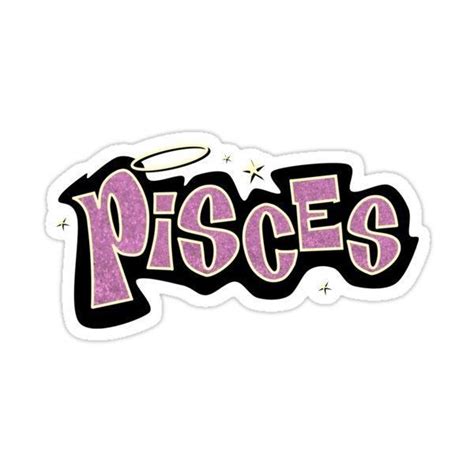 Pin By Jazzy🪴 On Pisces In 2021 Pisces Aesthetic Stickers Pink Glitter