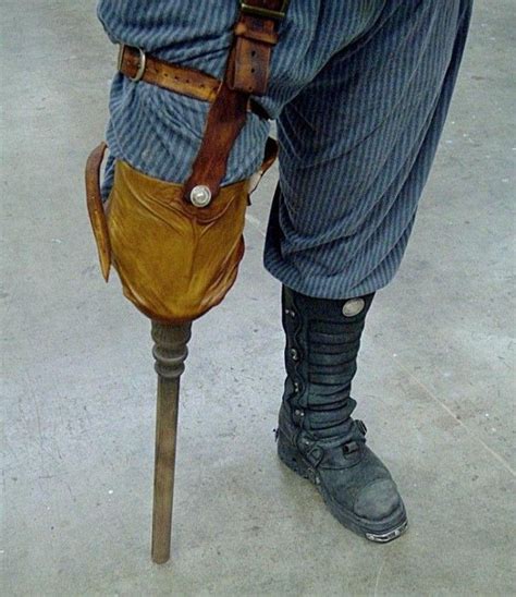 Saign Charlestein Can Make A Peg Leg Costume Complete With Straps For