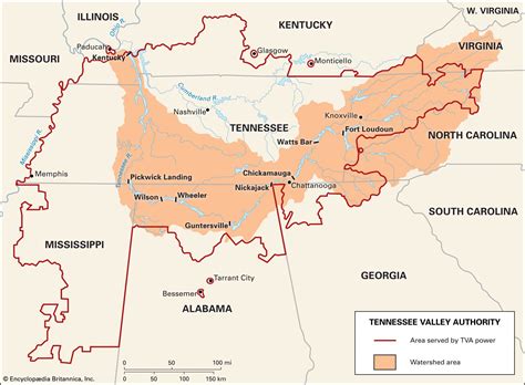 Tennessee River On World Map