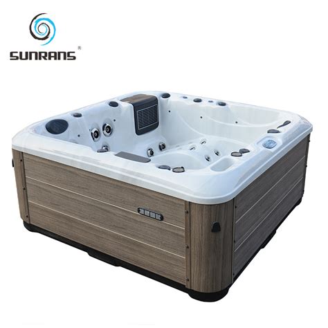China Sunrans Newest Person Outdoor Spa Tub Deluxe Massage Whirlpool Balboa Hot Tub China