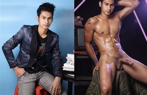 Handsome And Sexy Asian Male Model Posing Naked Emre