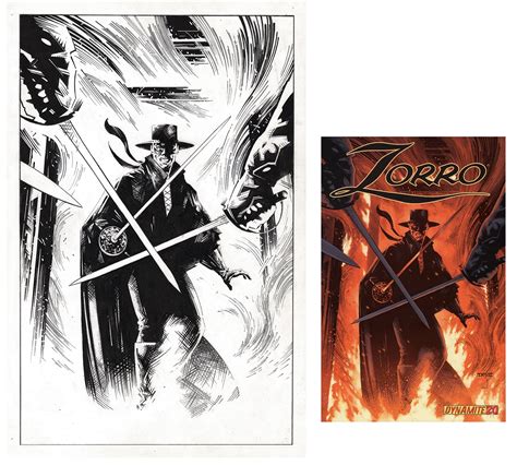 Zorro 20 Cover Originalpublished Artdynamite In John K Snyder Iii