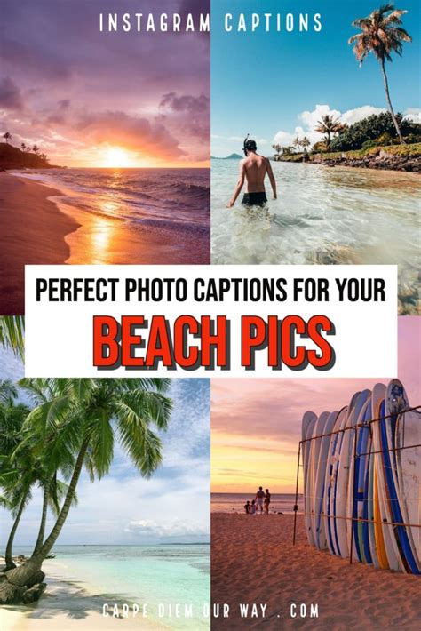 50 Perfect Beach Captions For Instagram Carpe Diem Our Way Travel