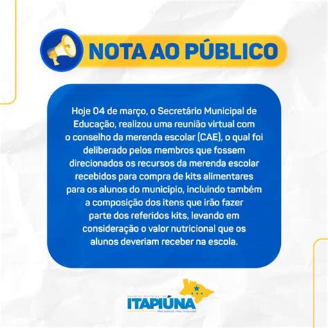 Peça já o seu cartão de crédito itaucard e conte com benefícios exclusivos que só o itaú te oferece. Secretaria Municipal de Educação de Itapiúna divulga nota ...