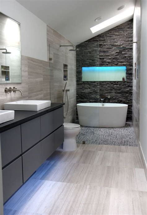 Charcoal Grey Grey Luxury Modern Bathroom