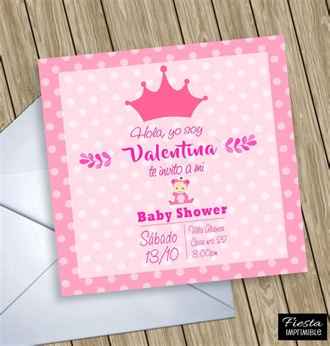 Invitaciones Digitales Personalizadas Baby Shower De Niña Mercadolibre