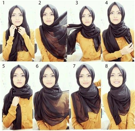 Trendy Arabic Hijab Styles With Tutorials Step By Step