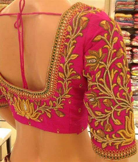 pin by harini p hari on aari works blouse work designs maggam work blouse designs blouse