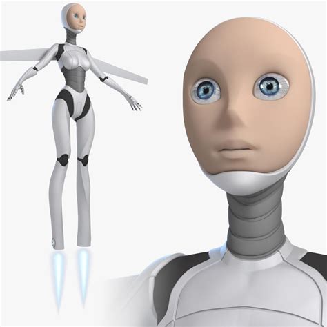 Female Robot Android 3d Model Ad Robotfemalemodelandroid Female