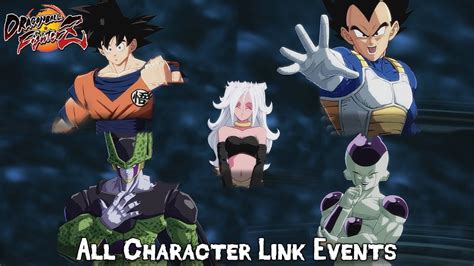 Dragonball Fighterz All Character Link Event Cutscenes 100