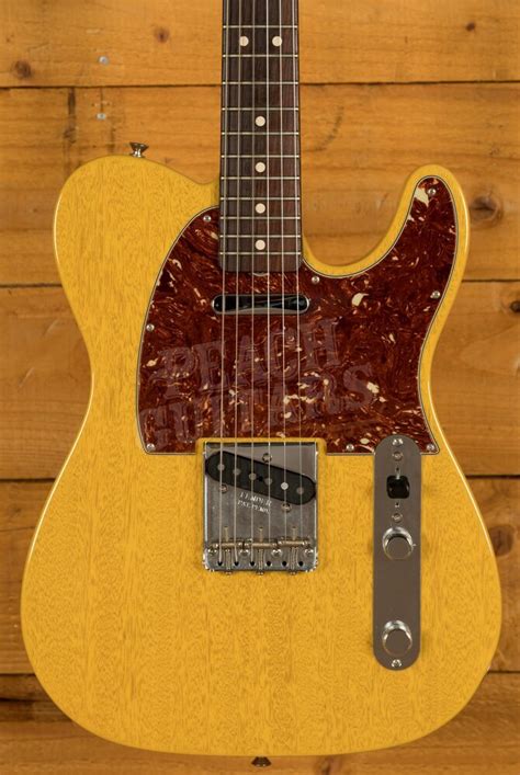 Fender Custom Shop 63 Tele Nos Masterbuilt Dale Wilson Used Peach Guitars