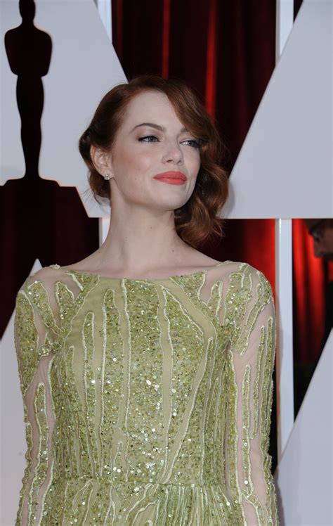 Emma Stone At 87th Annual Academy Awards At The Dolby Theatre In