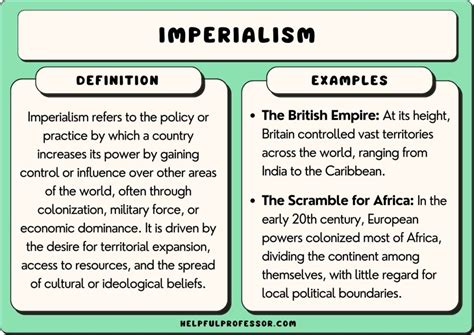 25 Imperialism Examples 2024