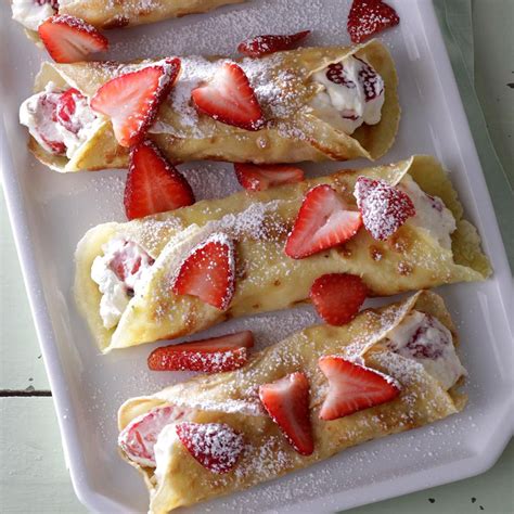 Creamy Strawberry Crepes Recipe How To Make It