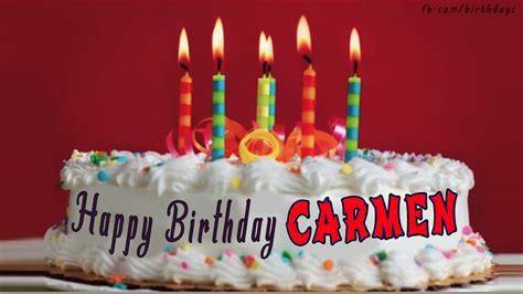 Happy Birthday Carmen Images 
