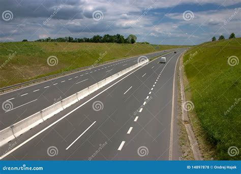 Four Lane Highway Stock Photo Image Of Country Landscape 14897878