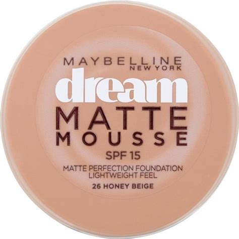 Maybelline Dream Mat Base Espuma Honey Beige Bol