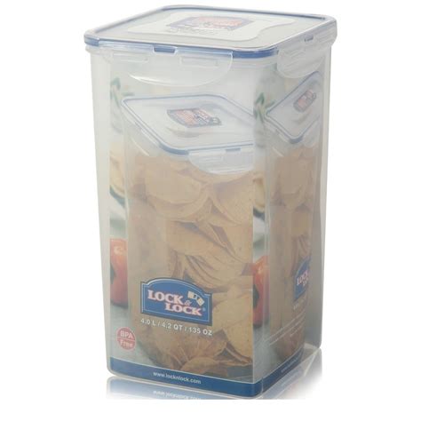 Browse the range of plastic storage containers here at plastic box shop. Buy Lock & Lock 4 Litre Tall Plastic Cookie Storage Box ...