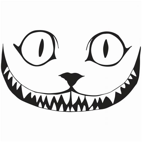 Cheshire Cat Silhouette at GetDrawings | Free download