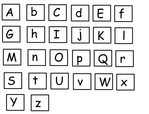 That's what's known as a majuscule script. uppercase and lowercase letters A-Z - Activity Shelter