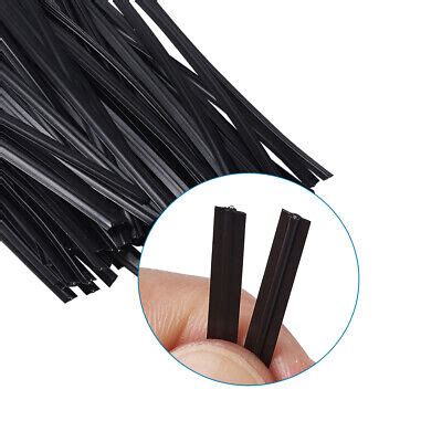 Pcs Pe Plastic Flexible Bendable Wires Twist Ties Single Core Black