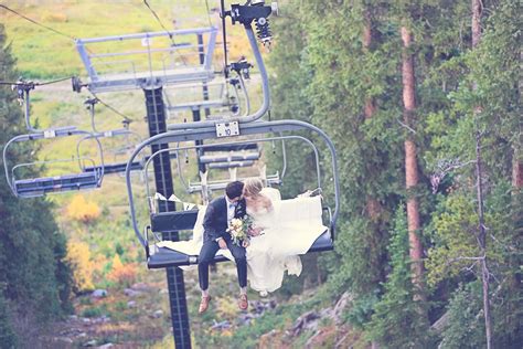 Colorado Inspired Ski Lift Wedding Transportation