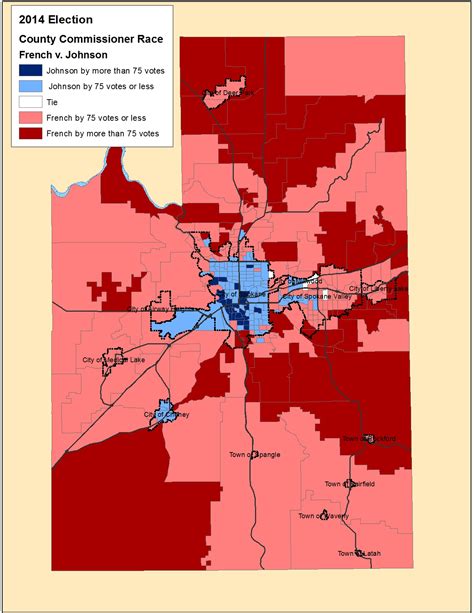 Mapping The Vote County Commissioner Race The Spokesman Review