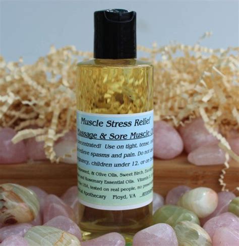 Muscle And Stress Relief Massage Oil A Professional Strength Aromatherapy Quality Massage Oil