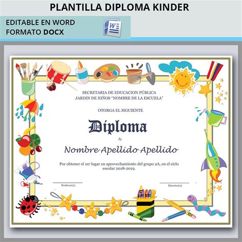 Diplomas Editables En Word Para Imprimir Diplomas Editables Diplomas