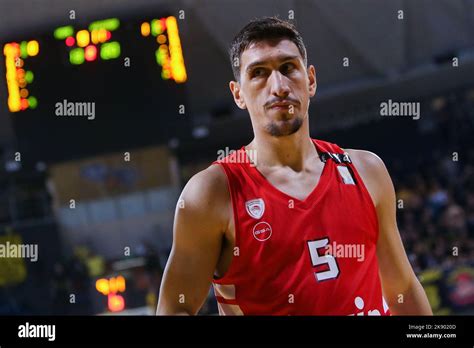 Thessaloniki Greece 24th Oct 2022 Olympiacos Bc Player Giannoulis
