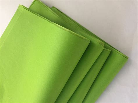 Citrus Green Tissue Paper Sheets Bulk Tissue Paper T Etsy