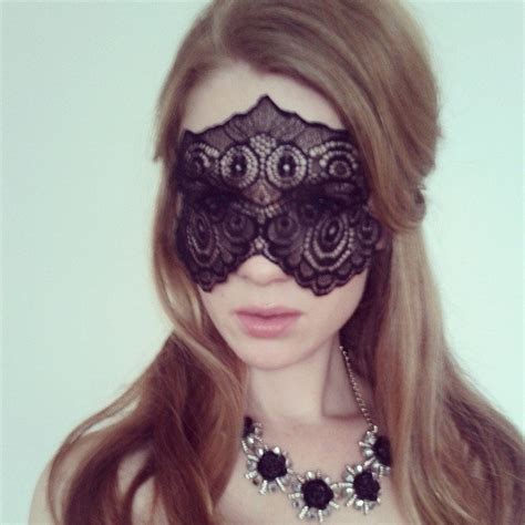 Mysterious Black Lace Mask Masquerade Ball Lace Mask Etsy