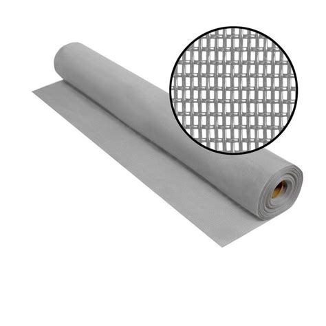 A Roll Of Gray Plastic Mesh On A White Background With The Image In