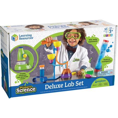 Learning Resources Ler0826 Age3 Primary Science Deluxe Lab Set