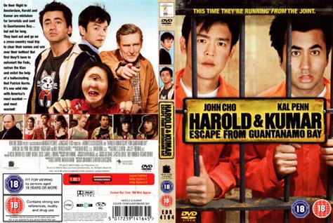 Harold Kumar Escape From Guantanamo Bay R Movie DVD CD Label DVD Cover Front Cover