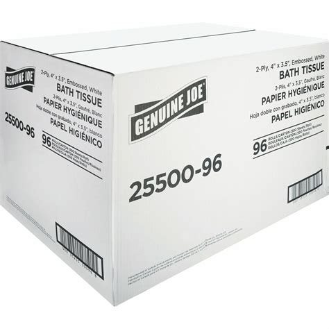 Genuine Joe 500 Sheet 2 Ply Standard Bath Tissue Tillescenter